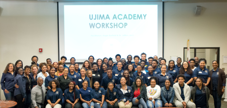 Ujima students group photo