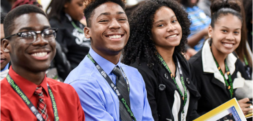 Image of students attending the conference